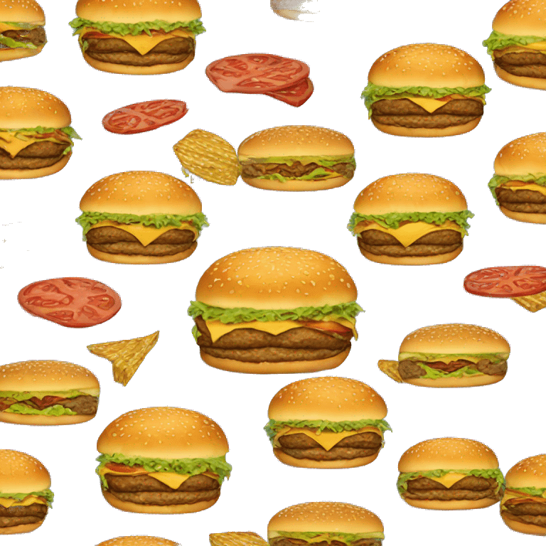 Super huge burger  emoji