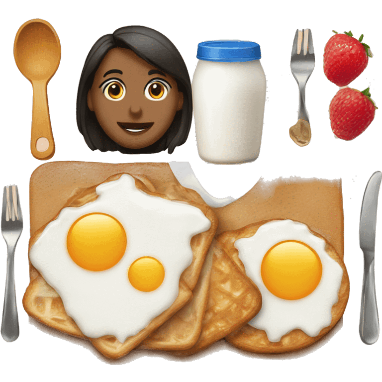 breakfast is good for mental and physical health emoji