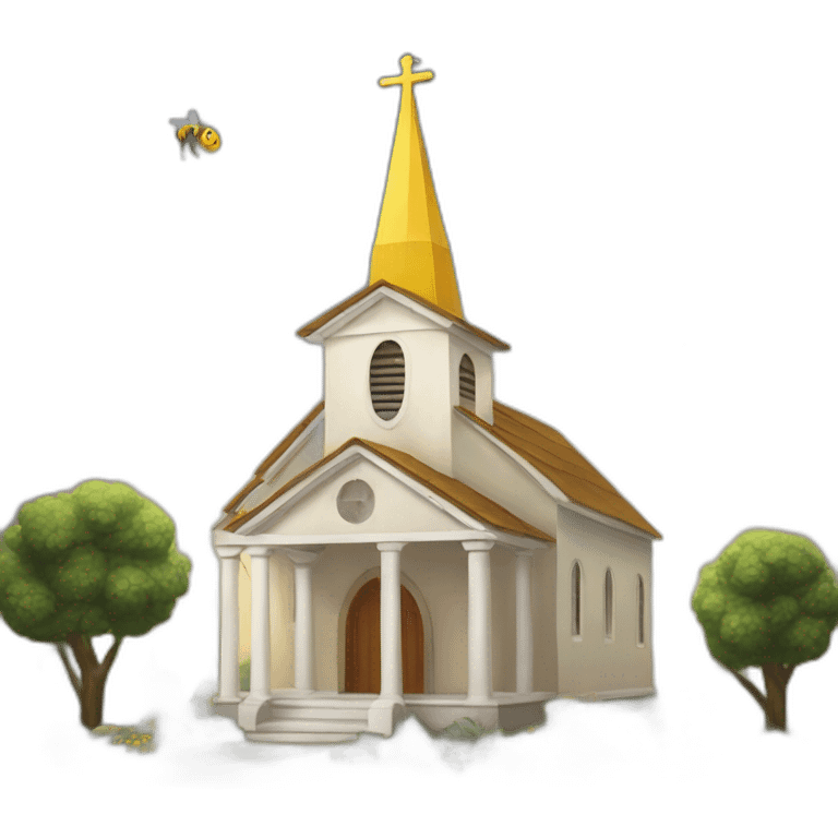 bee church emoji