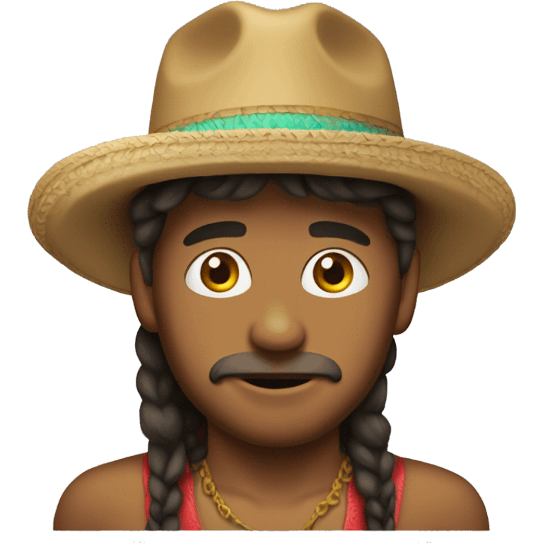 Una rata con un sombrero emoji