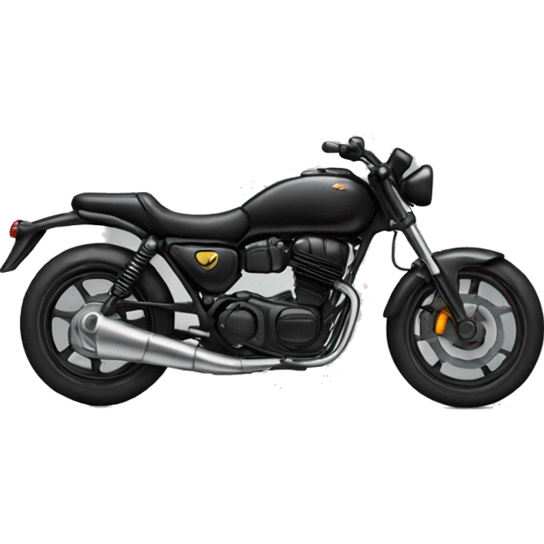 Black motorcycle emoji