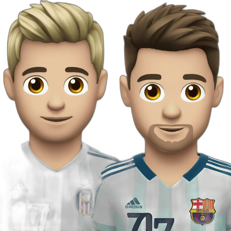 Leo messi et cr7 emoji