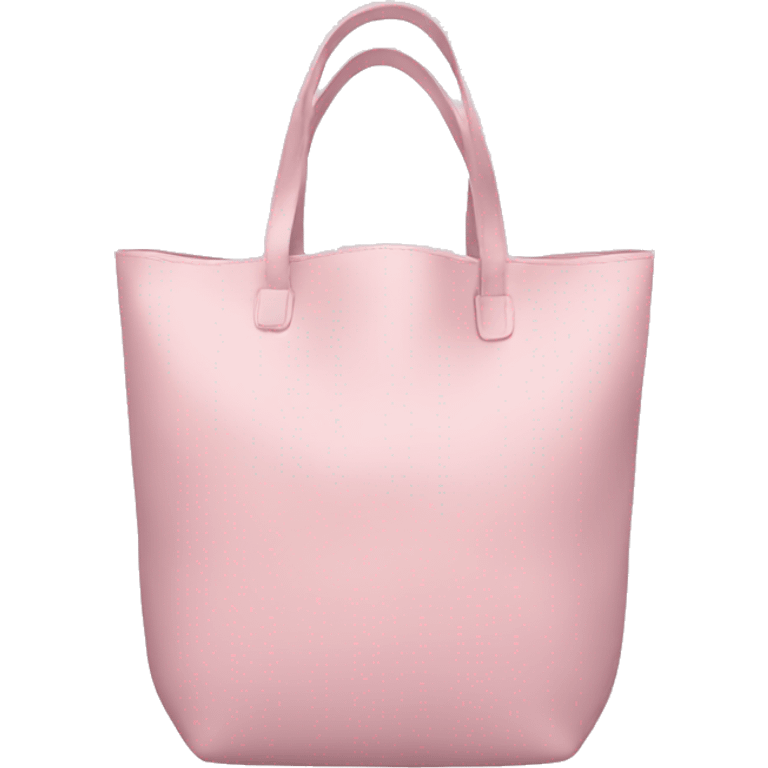 pale pink tote bag emoji