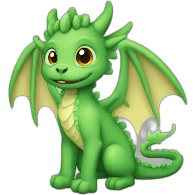 Green Angel dragon emoji