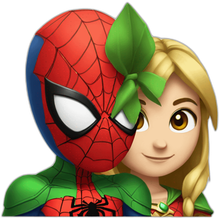 Spiderman and zelda emoji