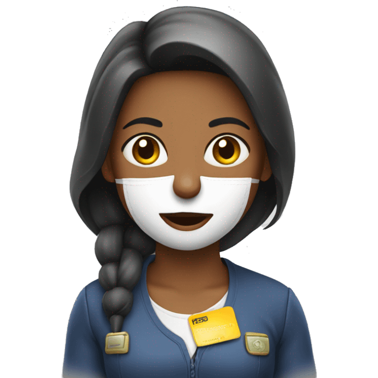 Pay with card  girl emoji