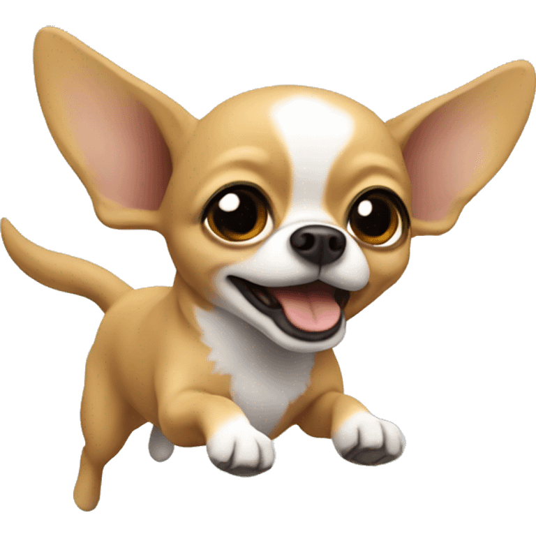 A flying chihuahua  emoji