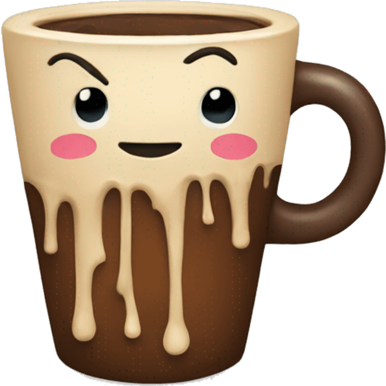 a coffe dripping emoji