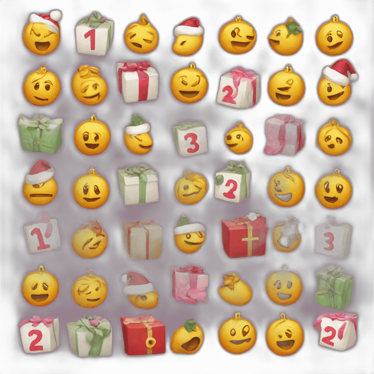 advent calendar emoji