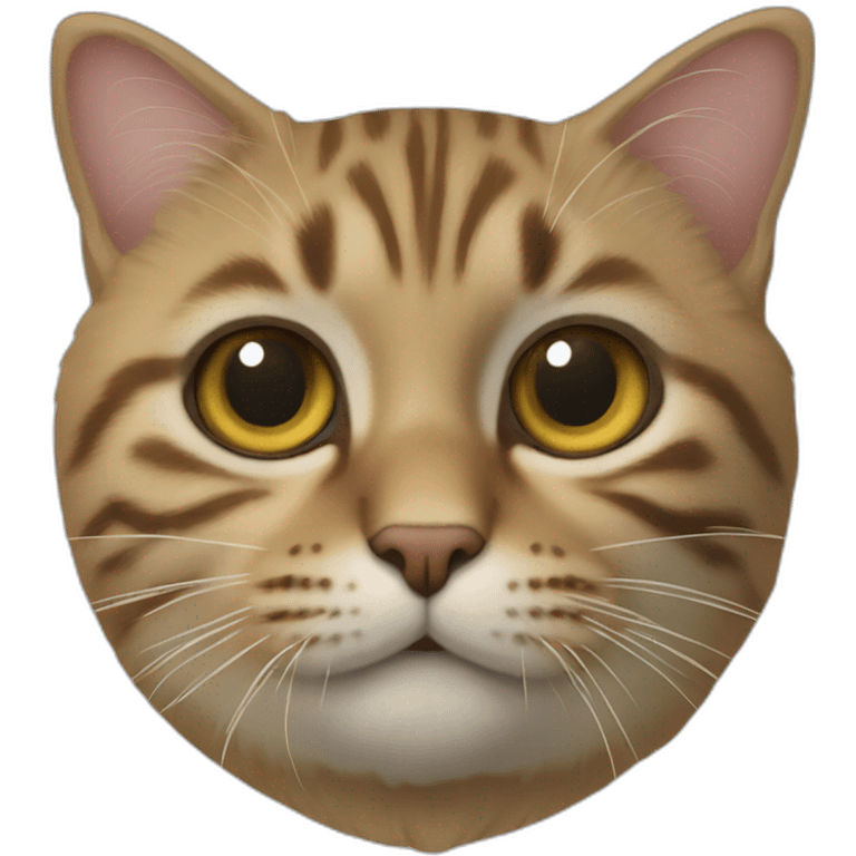 Un chat étonné emoji