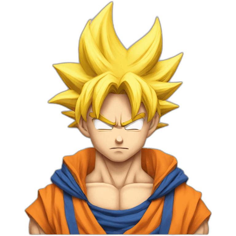 Sad goku emoji