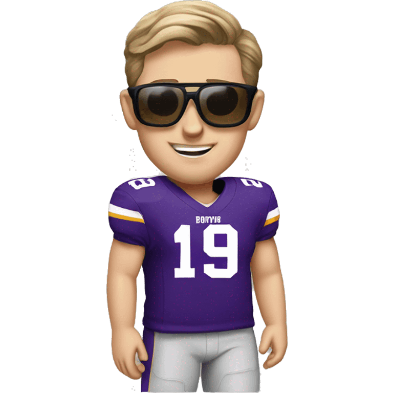 Joe burrow in sunglasses with jersey on emoji