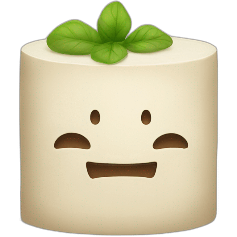 round tofu emoji