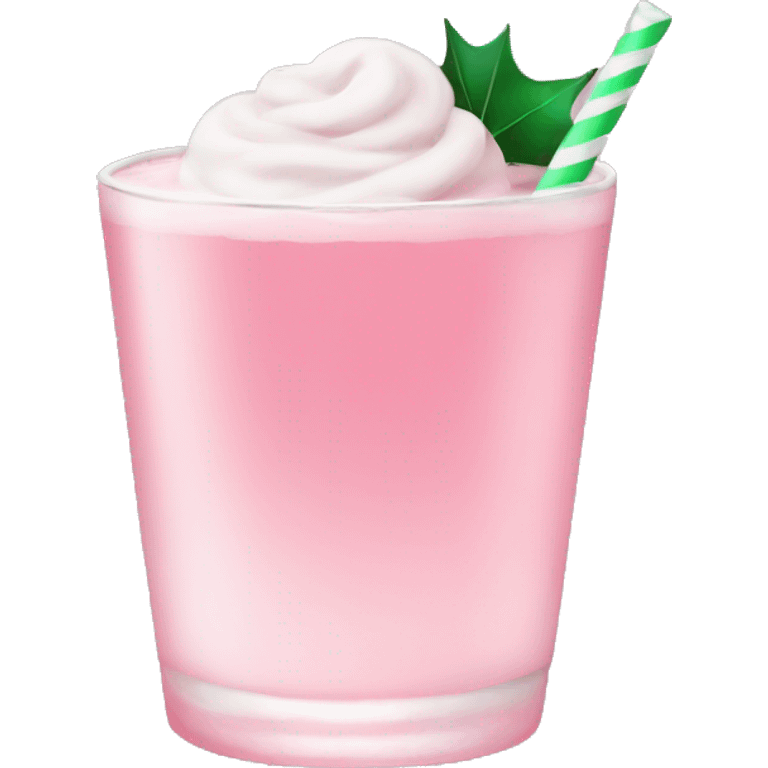 pastel pink christmas christmas drink emoji