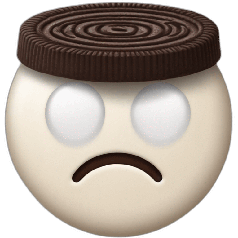 Oreo chocolate  emoji