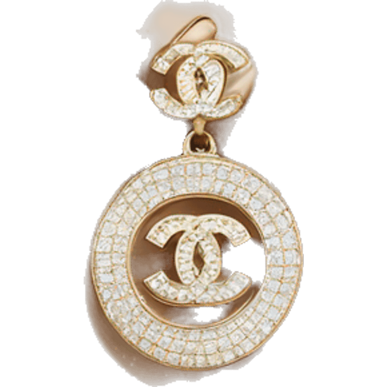 Chanel earrings diamond  emoji