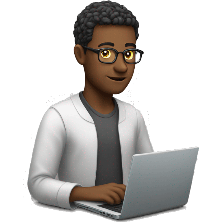 man with a laptop  emoji