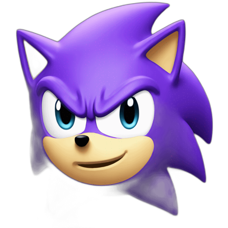 purple sonic  emoji