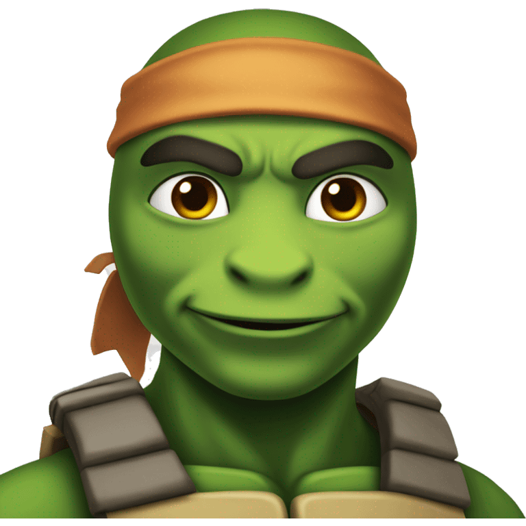 Teenage mutant ninja emoji