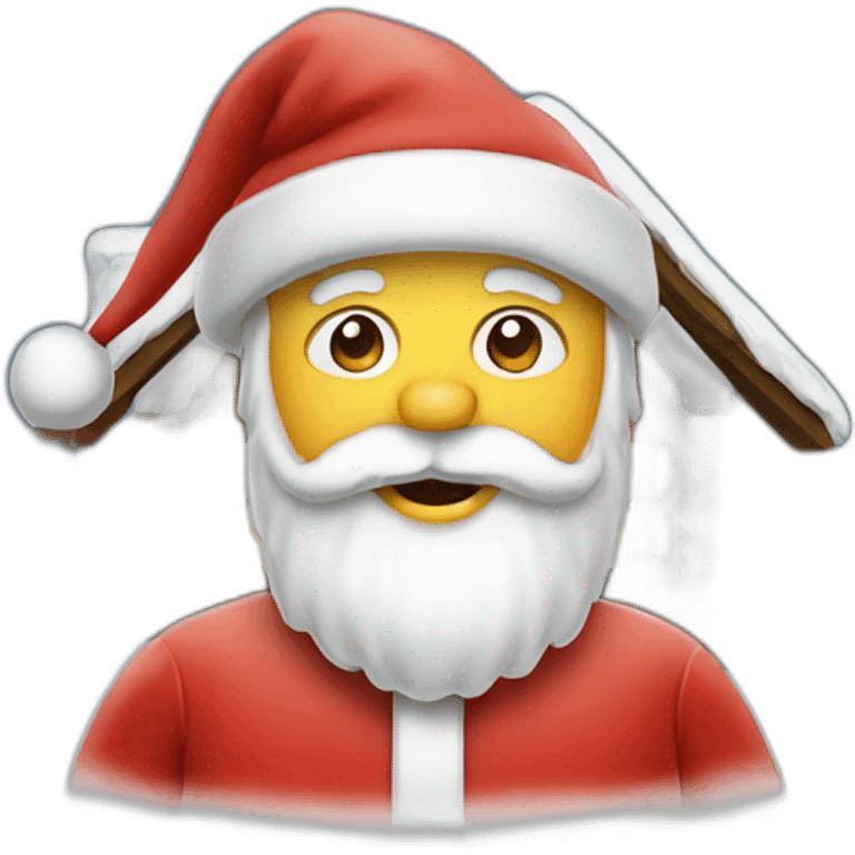 house-santa-claus emoji