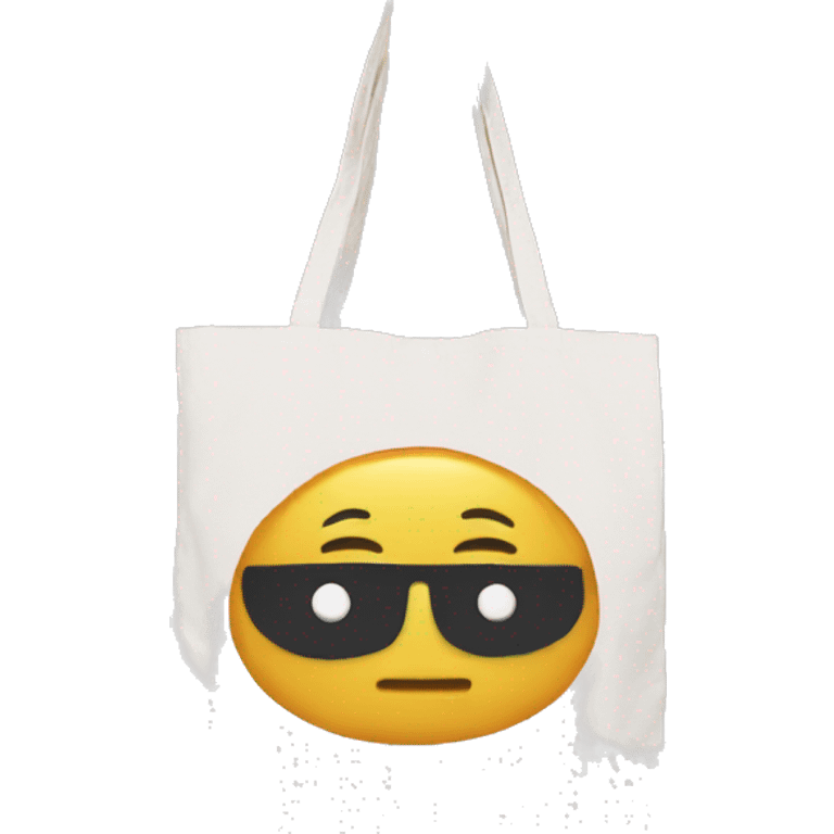 Canvas tote bag  emoji