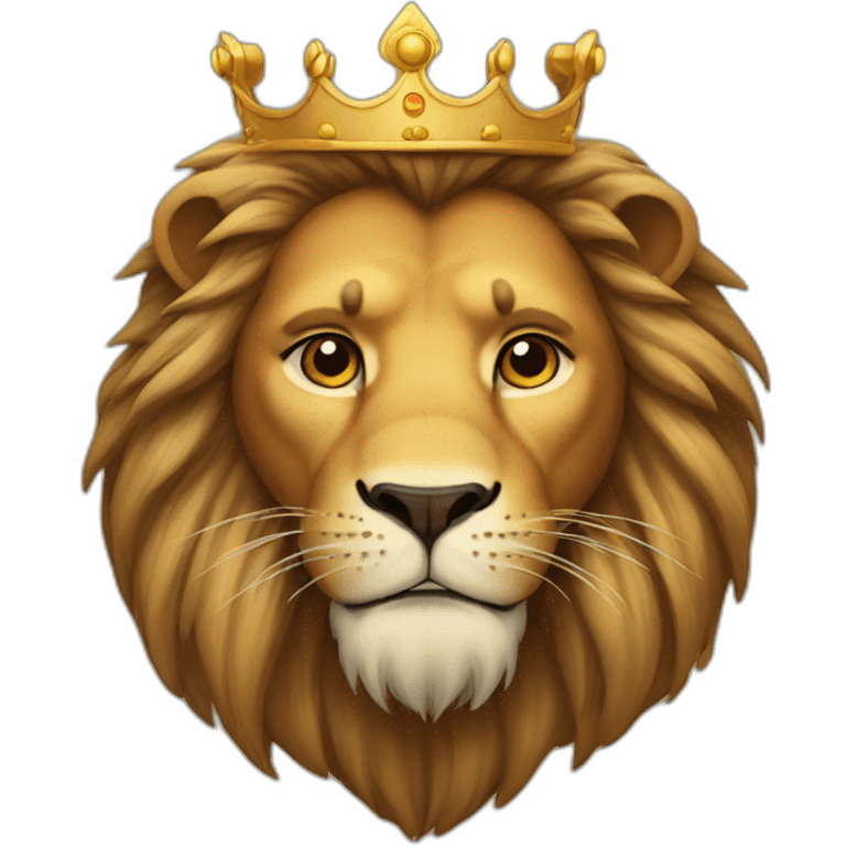 King lion emoji