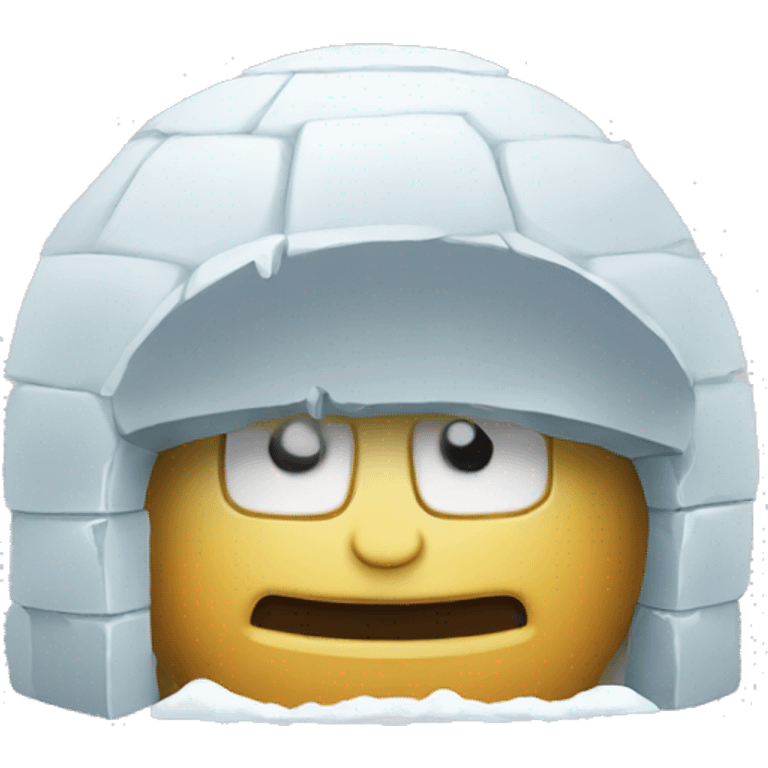 igloo hacker sign on it emoji