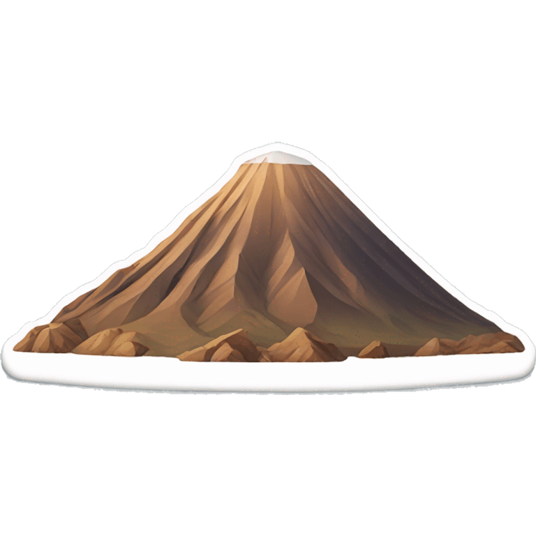 Teide mountain  emoji