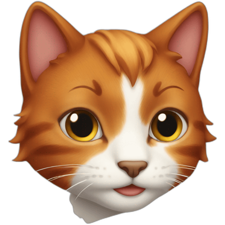 redhead cat emoji