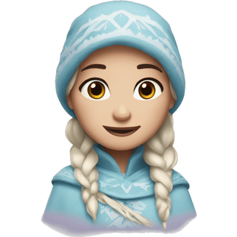 Ana from Frozen emoji