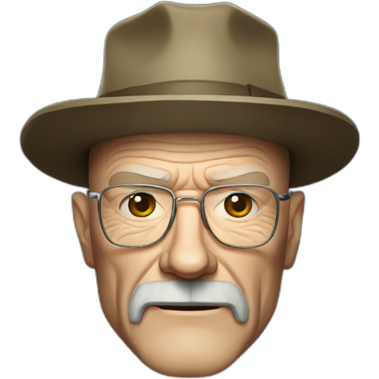 Walter white with a birthday hat emoji