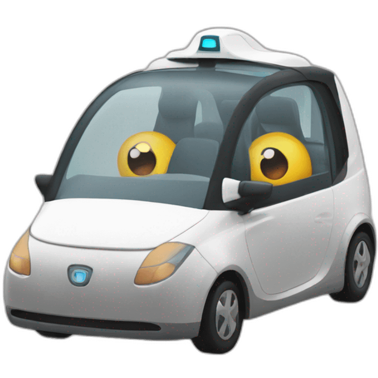 self-driving emoji