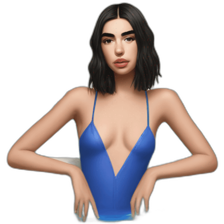 Dua lipa pool emoji