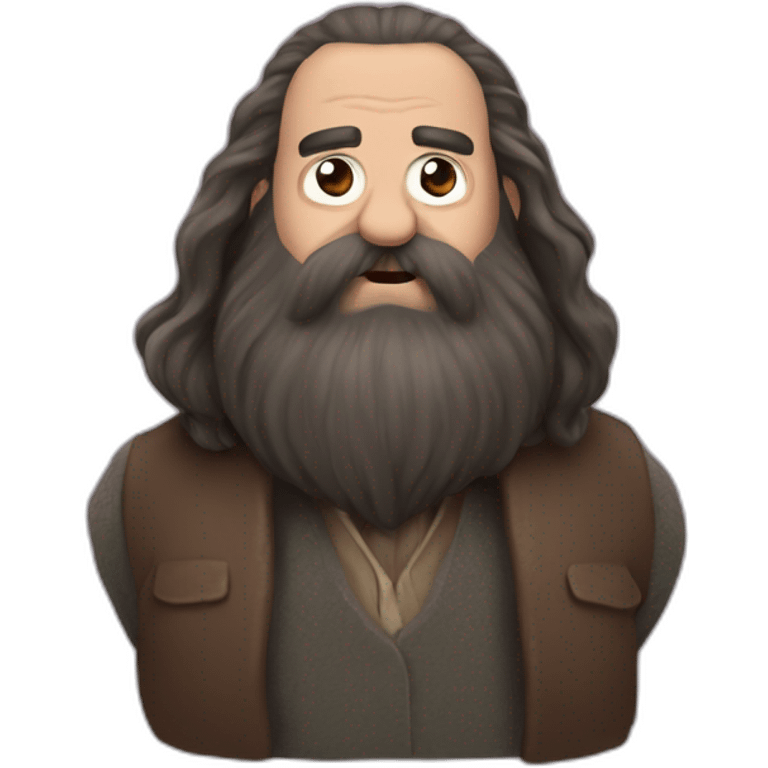 Hagrid qui qui dort emoji