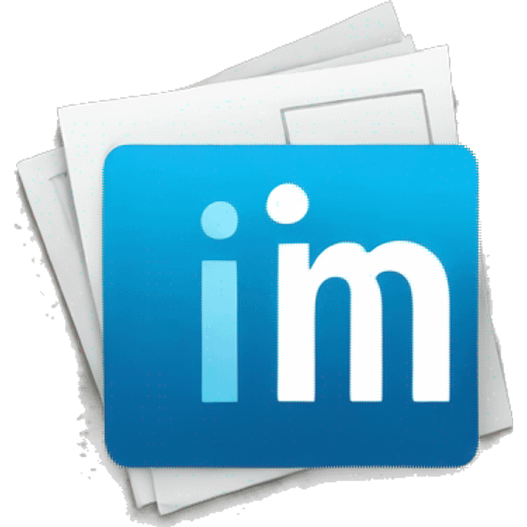 linkedin logo emoji