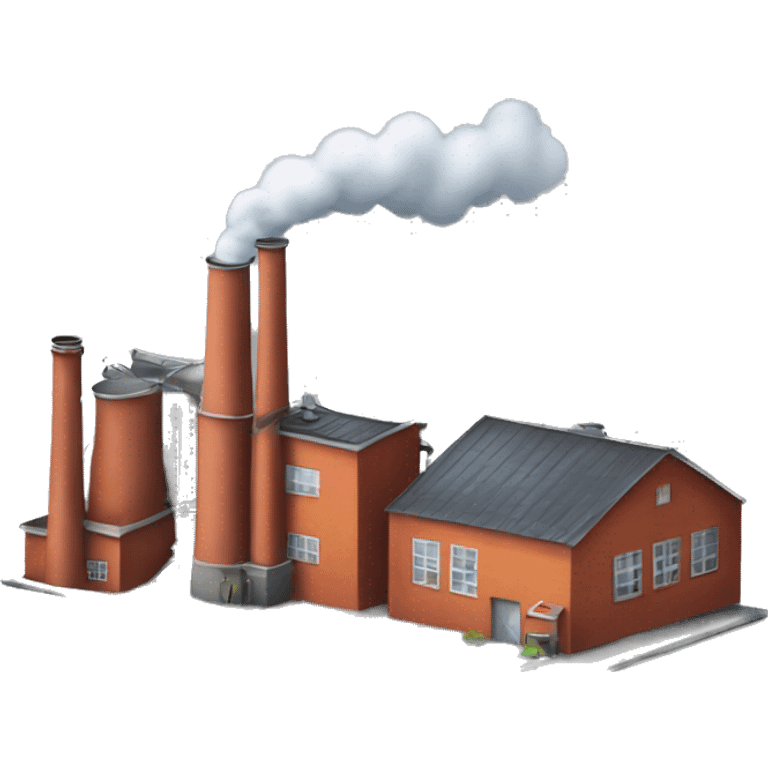 Small factory with just one big chimney emoji