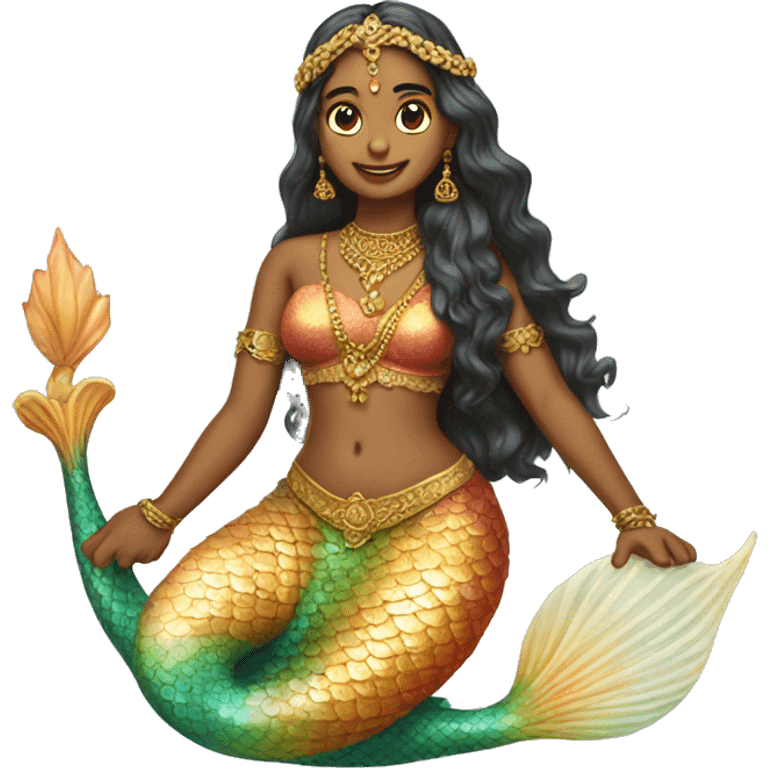 mermaid of India emoji