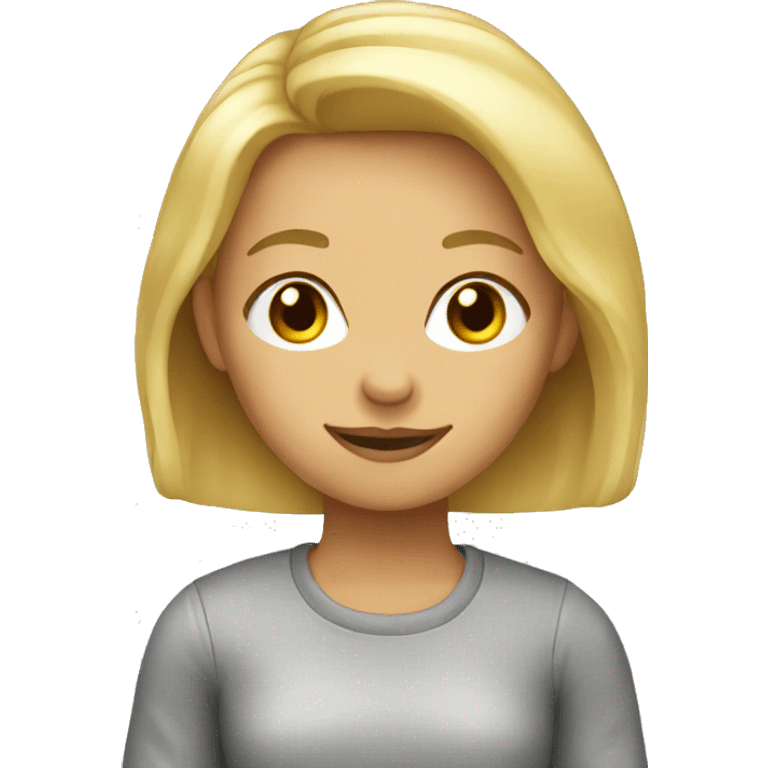 Blond girl emoji