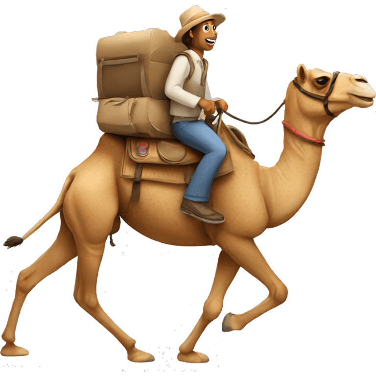 ride a camel emoji