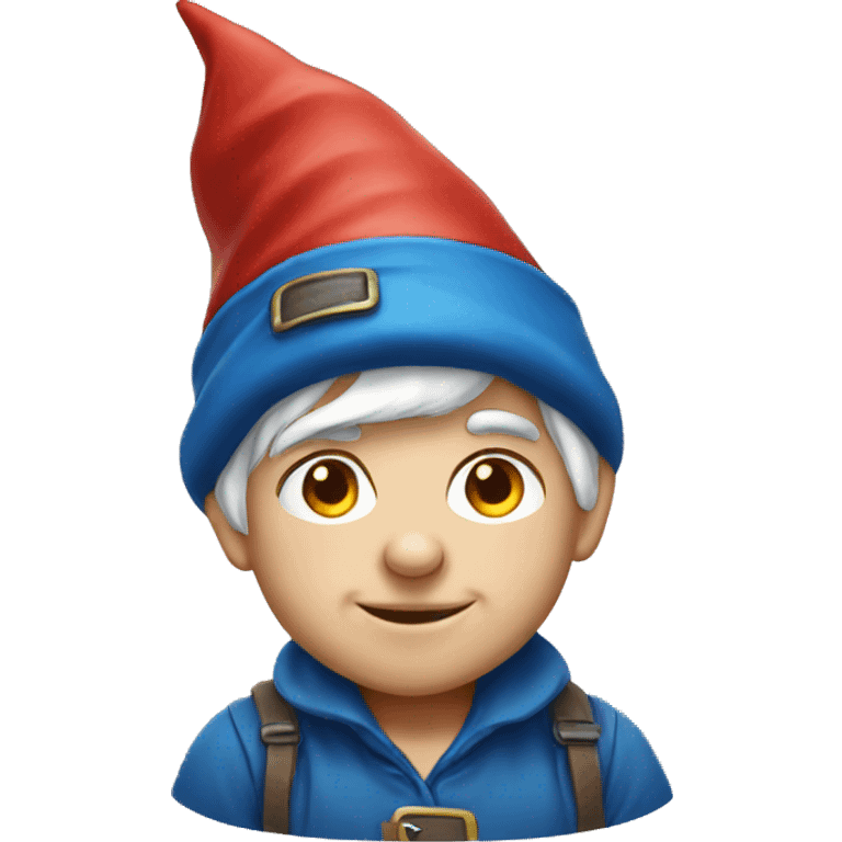 gnome boy with blue hat emoji