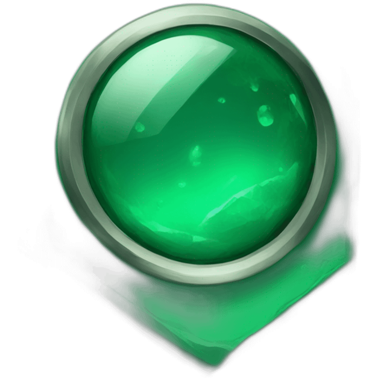 safe, emerald emoji