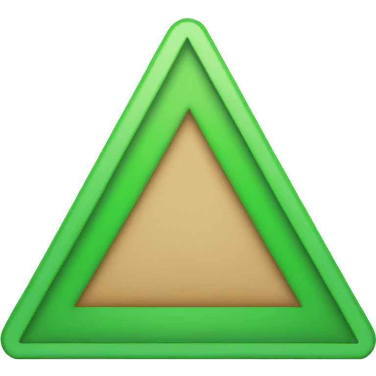 Green triangle emoji