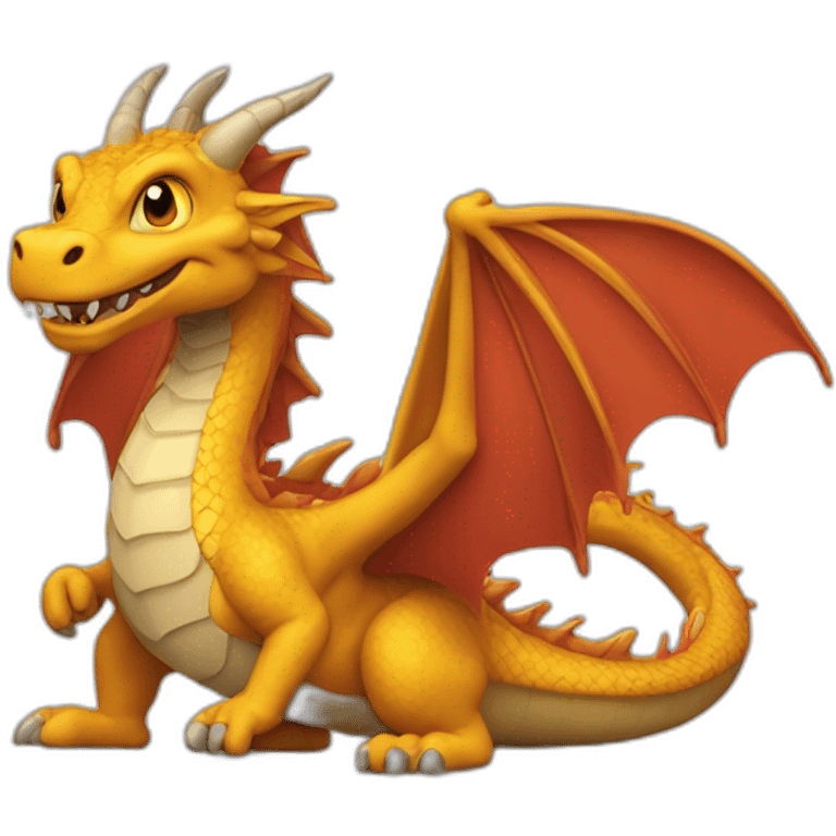 quelqu'un qui vole sur un dragon emoji