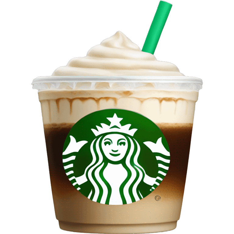 starbucks vanilla iced coffee  emoji