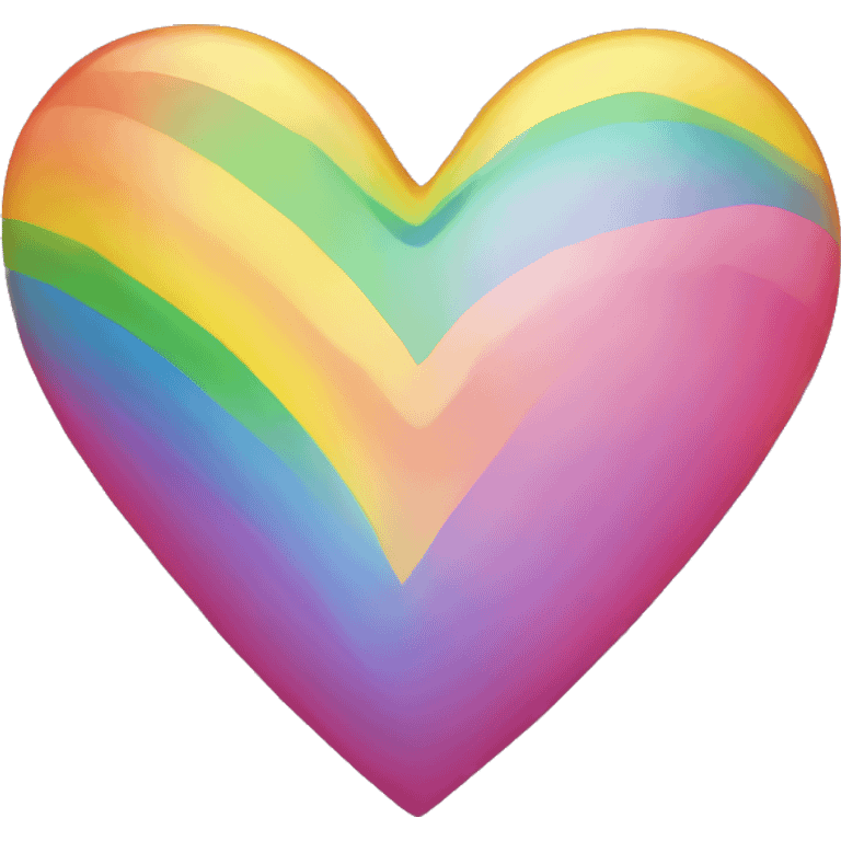 Rainbow heart emoji