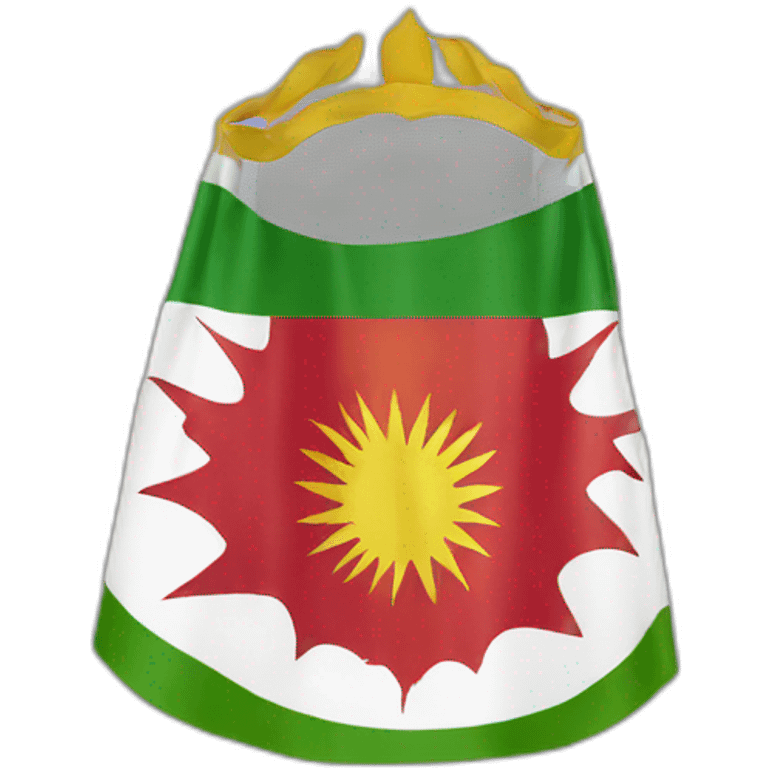 Kurdistan drapeau emoji