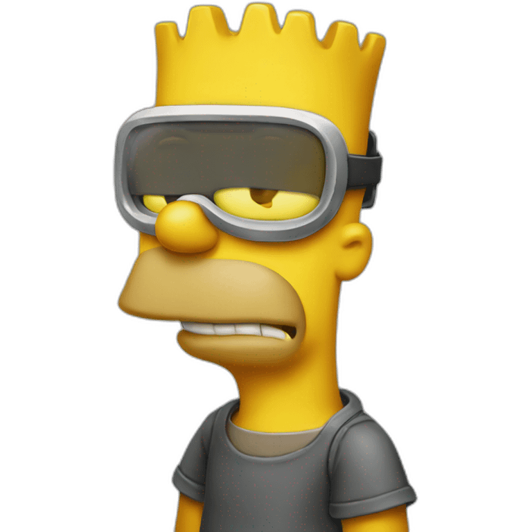 old bart simpson emoji