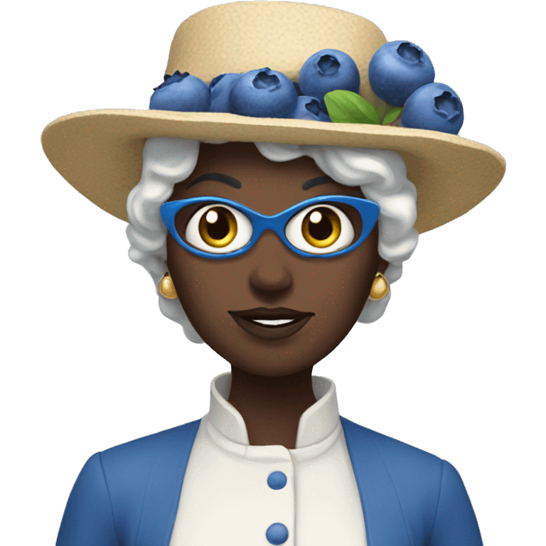 Madame blueberry  emoji