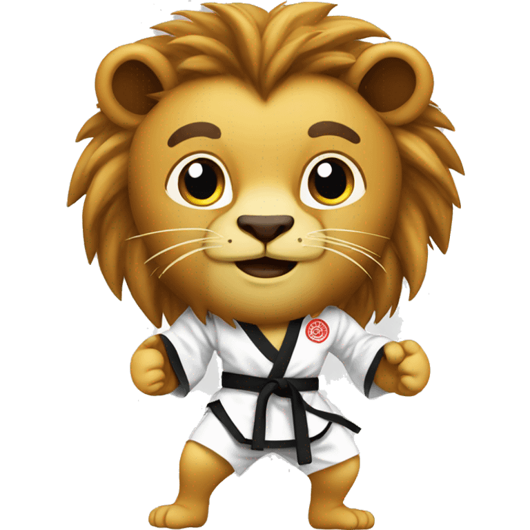 lion karate emoji