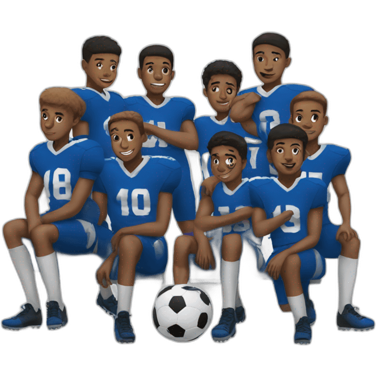 8 boys in a football team emoji